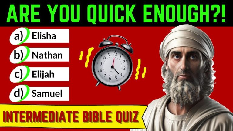 24 Quick Fire Bible Trivia Questions | Test Your Bible Knowledge! 24 Quick Fire Bible Trivia Questions | Test Your Bible Knowledge!