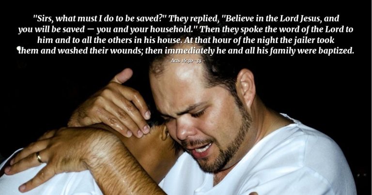 Acts 16:30-34 — Today's Verse for Saturday, November 15, 2025