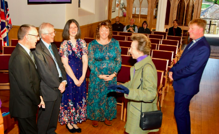 Princess Anne visits church parish to see modern ministry in action