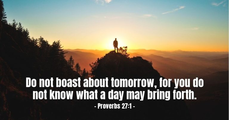 Proverbs 27:1 — Verse of the Day for 11/01/2025 Proverbs 27:1 — Verse of the Day for 11/01/2025