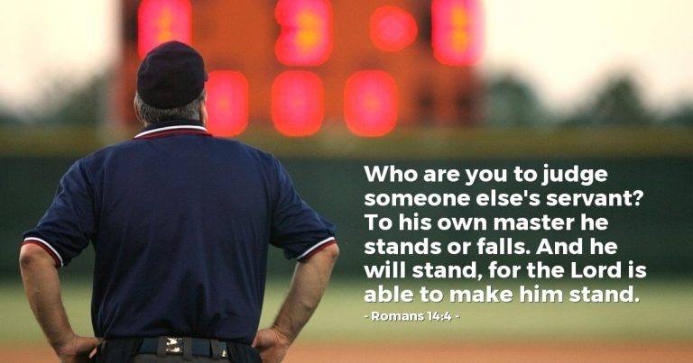 Romans 14:4 — Today's Verse for Friday, November 14, 2025