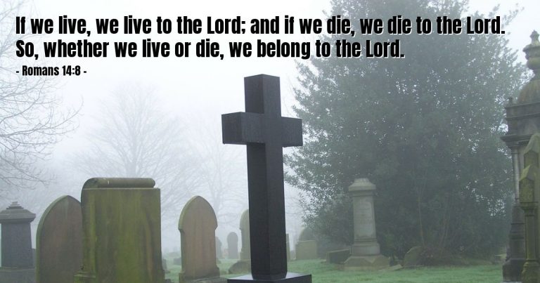 Romans 14:8 — Today's Verse for Saturday, November 8, 2025