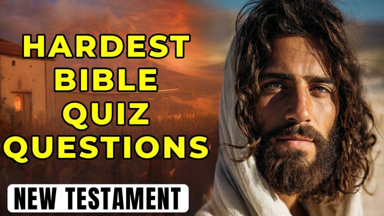 TOP 25 Bible Questions About The New Testament To Test Your Knowledge