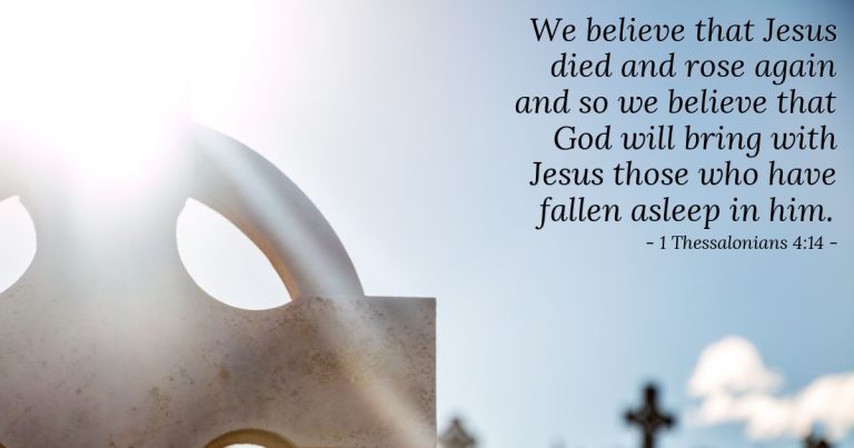 Today's Verse - 1 Thessalonians 4:14