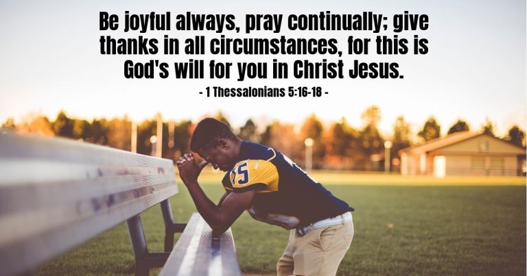 Today's Verse - 1 Thessalonians 5:16-18