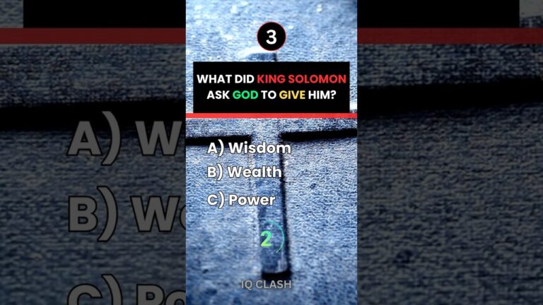 🔥 10 Bible Quiz Questions – How Well Do You Know the Bible? 📖✝️ #quiz #iqclash#riddles #bible