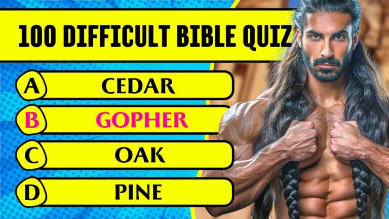 100 Difficult Bible Quiz & Trivia Questions & Answers to Test Your Bible Knowledge & To Study 100 Difficult Bible Quiz & Trivia Questions & Answers to Test Your Bible Knowledge & To Study