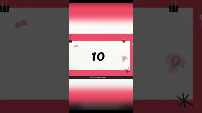 BIBLE QUIZ | Exodus Ch.26 | Rev.S.Moses | 10 Questions