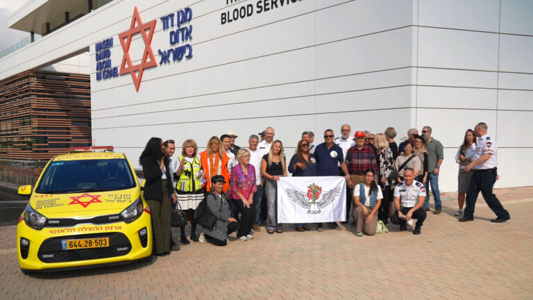 Christian Friends Donate Medical Vehicles, Honoring Slain Israelis, Helping Save Lives