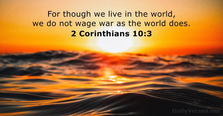 2 Corinthians 10:3