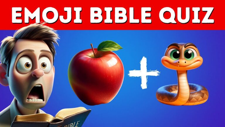 Emoji Bible QUIZ Challenge - Guess the Bible Story!
