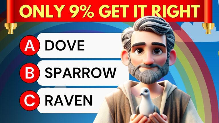 FUN Noah's Ark BIBLE QUIZ 🌊 - Ultimate Bible Quiz - 30 Questions