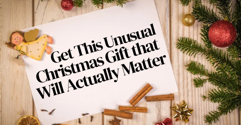 Get This Unusual Christmas Gift that Will Actually Matter Get This Unusual Christmas Gift that Will Actually Matter