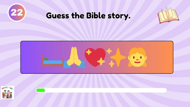 Guess the Bible Story Bible Trivia for Kids | Emoji Trivia |Bible quiz | Guess the bible story - 2