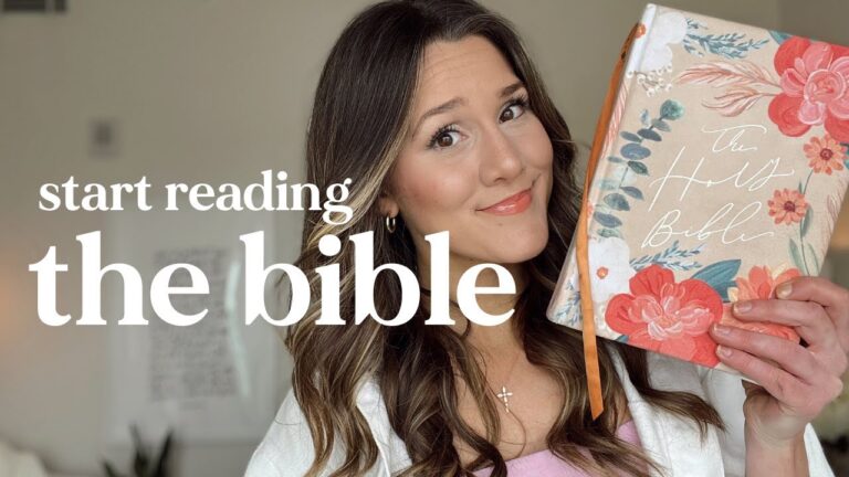How to start reading the Bible | 5 bible study tips for BEGINNERS