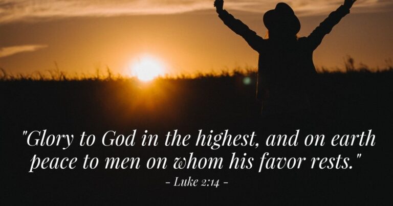 Luke 2:14 — Today's Verse for Friday, December 26, 2025