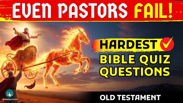 Only 1% Pass This Bible Quiz: 25 Old Testament Questions That Stump Most Christians |Bible Quiz Tube