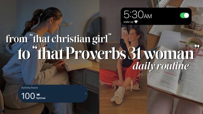 PROVERBS 31 WOMAN ROUTINE: How I Stay Close To God, Productive, & Healthy PROVERBS 31 WOMAN ROUTINE: How I Stay Close To God, Productive, & Healthy