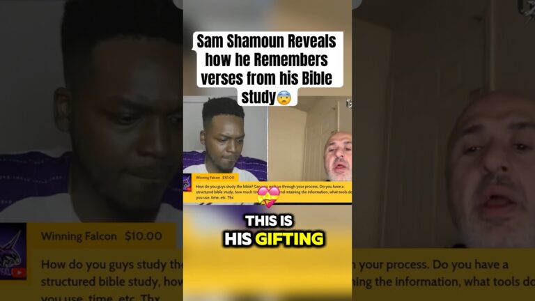 Sam Shamoun REVEALS how he Remembers Verses from Bible Study #christian #bible #samshamoun
