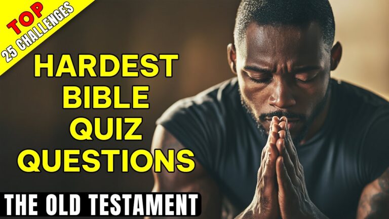 TOP 25 Bible Questions About The Old Testament To Test Your Knowledge TOP 25 BIBLE QUESTIONS ABOUT THE OLD TESTAMENT TO TEST YOUR BIBLE KNOWLEDGE - The Bible Quiz
