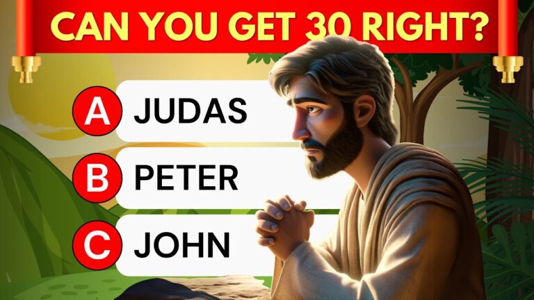 The Ultimate BIBLE QUIZ! How Well Do You KNOW the Lord Jesus Christ? 📖