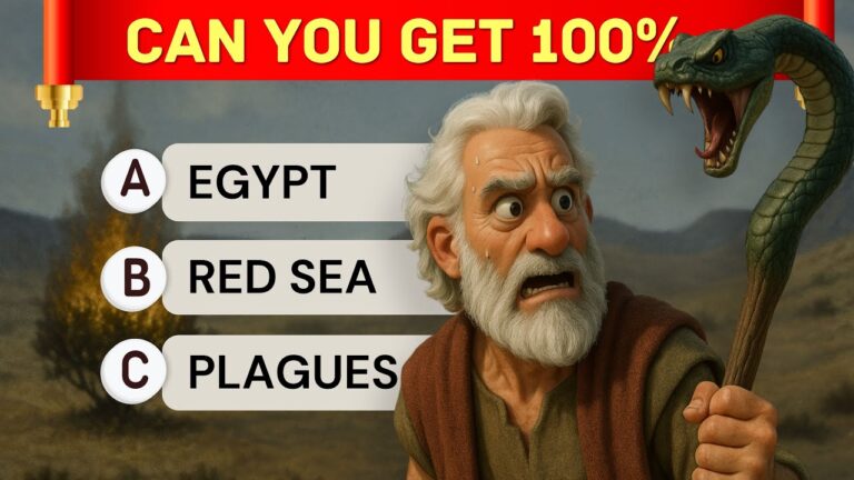 The Ultimate Moses BIBLE QUIZ | 45 Questions | 3 Levels The Ultimate Moses BIBLE QUIZ | 45 Questions | 3 Levels