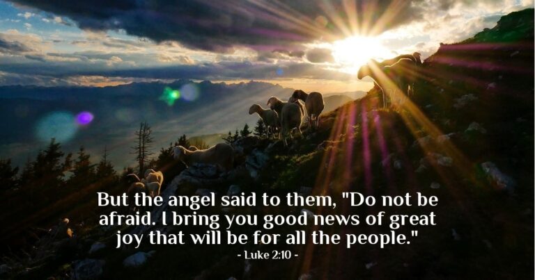 Today's Verse – Luke 2:10 Today's Verse - Luke 2:10