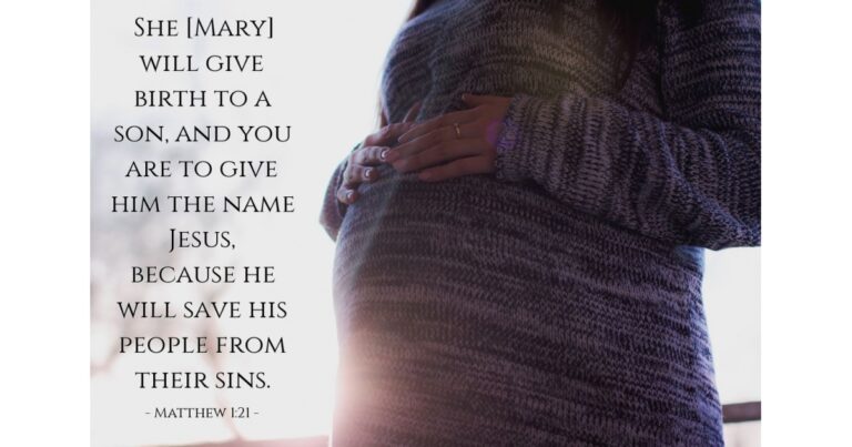 Today's Verse - Matthew 1:20-21