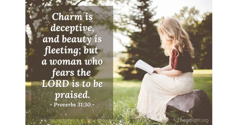 Today's Verse - Proverbs 31:30