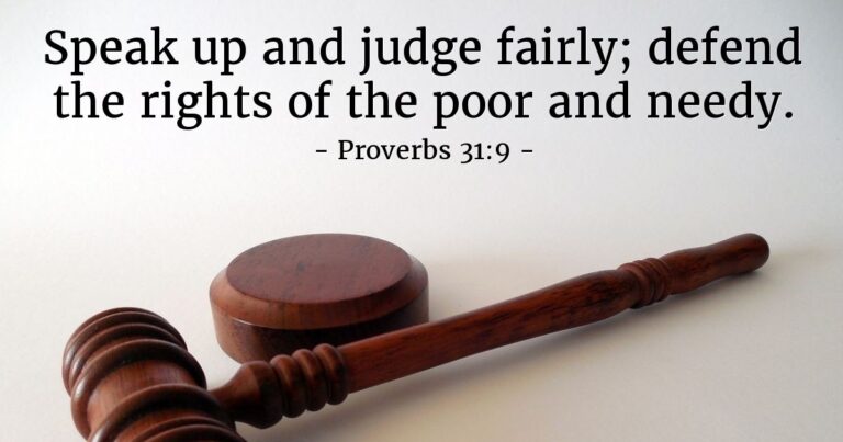 Today's Verse - Proverbs 31:9