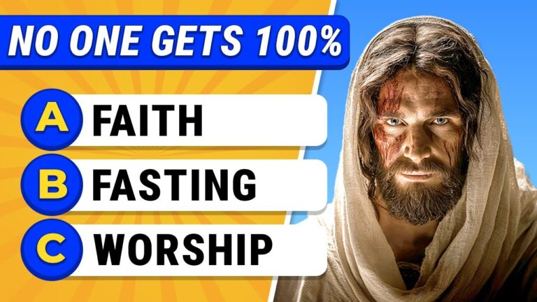 Top 25 Bible Questions To Test Your Knowledge - The Bible Quiz