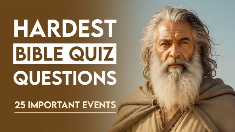 25 BIBLE QUESTIONS TO TEST YOUR BIBLE KNOWLEDGE - The Bible Quiz