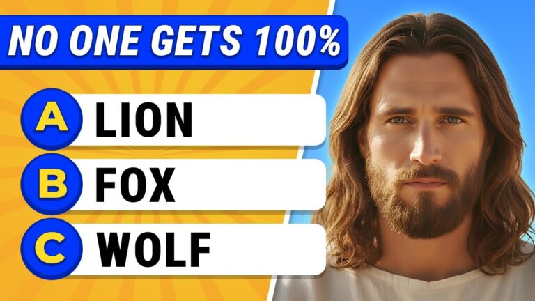 25 Bible Questions - Life Of Jesus | Test Your Bible Knowledge | The Bible Quiz