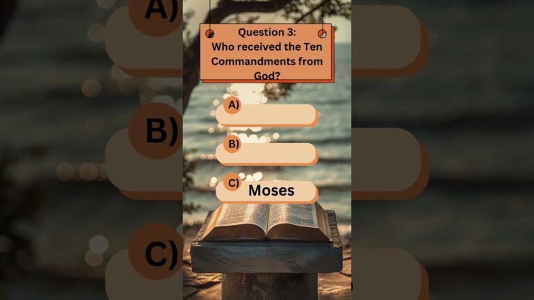 5-Question Bible Trivia Challenge! 📖🔥 | Test Your Knowledge!
