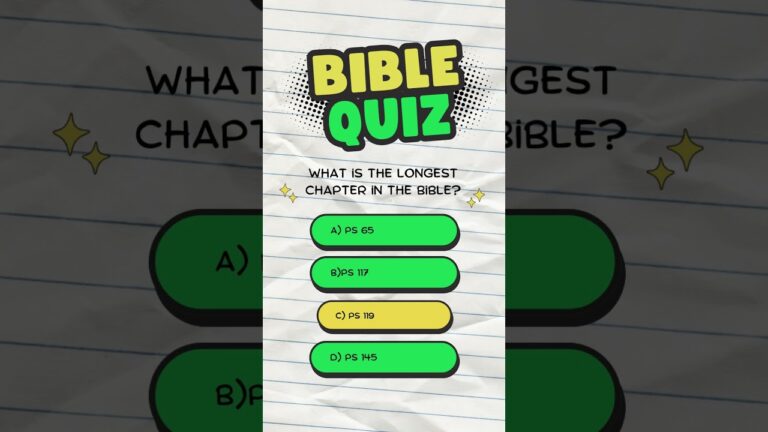 Bible Quiz #14 Hard Bible Trivia Questions And Answers #biblequiz #quiz
