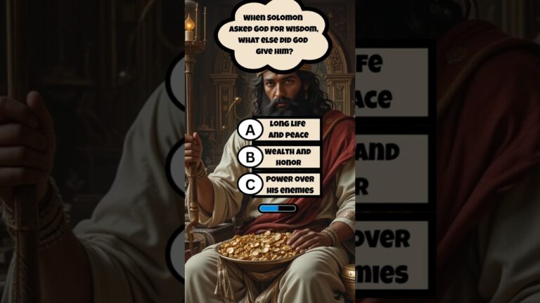 Bible Quiz! General Knowledge Only 1 in 4 will get them all right!! #jesus #bible #quiz #trivia