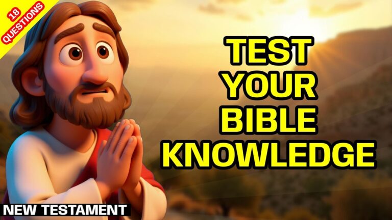 Bible Quiz: Test Your New Testament Knowledge with 18 Questions & Answers! Bible Quiz: Test Your New Testament Knowledge with 18 Questions & Answers!