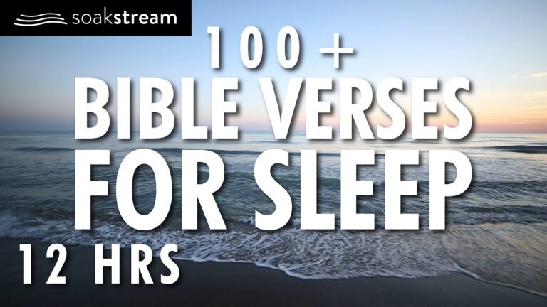 Bible Verses For Sleep | 100+ Healing Scriptures with Soaking Music | Audio Bible | 12 HRS Bible Verses For Sleep | 100+ Healing Scriptures with Soaking Music | Audio Bible | 12 HRS