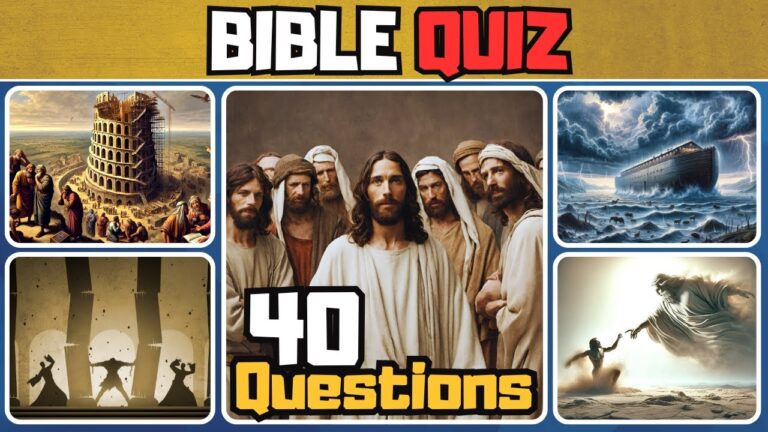 Can You Answer These 40 Bible Trivia Questions? | Bible Quiz