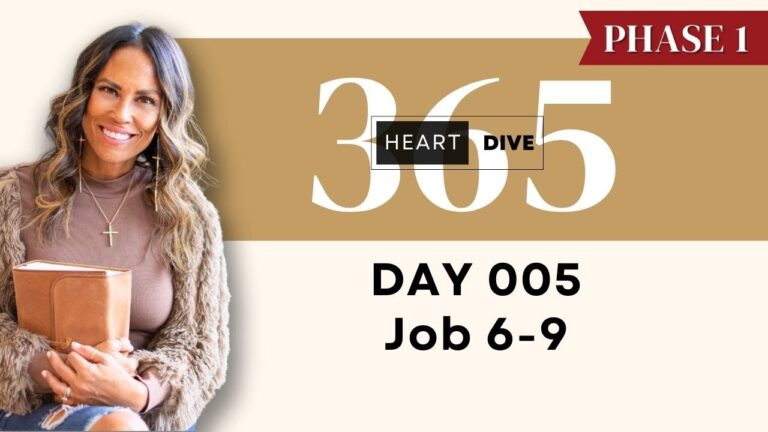 Day 005 Job 6-9 | Daily One Year Bible Study | Audio Bible Reading with Commentary