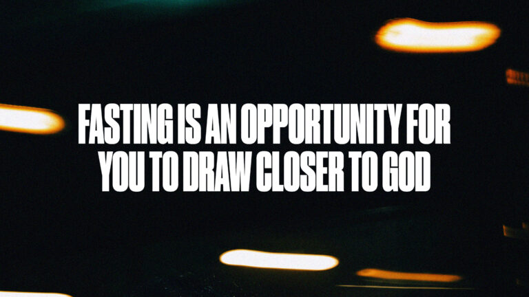 Fasting: Presenting Your Body as a Living Sacrifice Fasting: Presenting Your Body as a Living Sacrifice