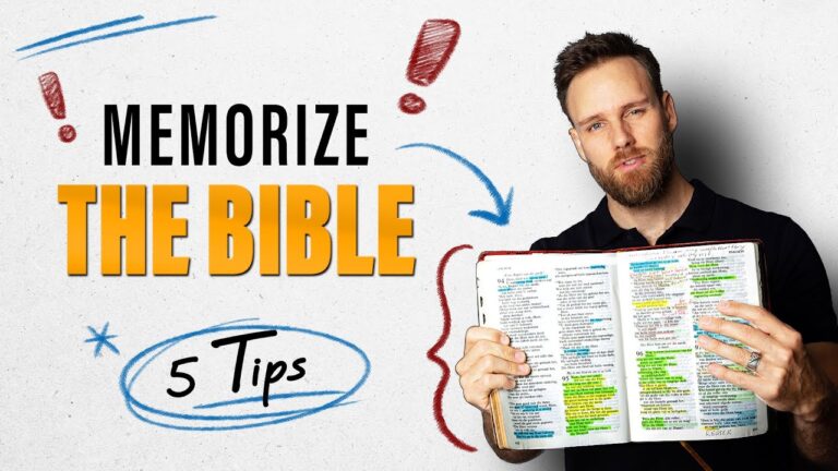 How to PRACTICALLY MEMORIZE the BIBLE || 5 TIPS you need to know!
