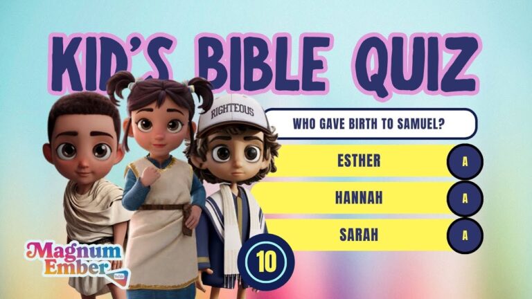 KIDS BIBLE QUIZ Showdown Old Testament vs New Testament!