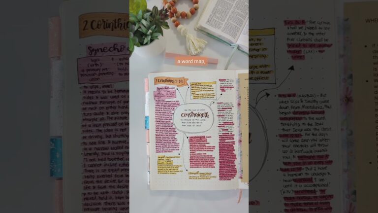 Let's Fill Up This Scripture Mapping Journal! 🖊️