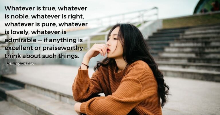 Philippians 4:8 — Today's Verse for Sunday, January 25, 2026