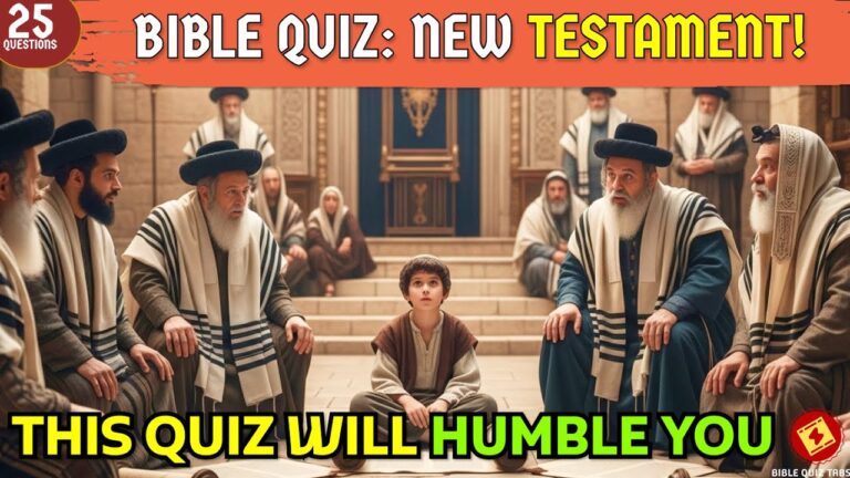 THIS HARDEST 25 BIBLE QUIZ QUESTIONS ON THE NEW TESTAMENT WILL HUMBLE YOU | Bible Quiz Tabs