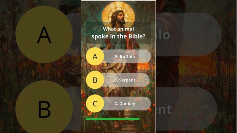 📜 Test Your Bible Knowledge! Quick Christian Trivia Challenge ✝️ 📜 Test Your Bible Knowledge! Quick Christian Trivia Challenge ✝️