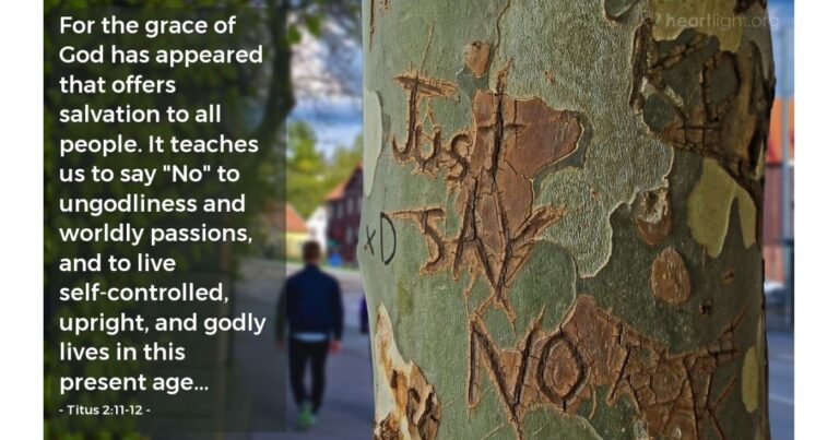 Today's Verse - Titus 2:11-12