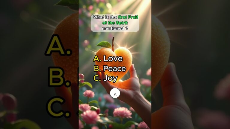 you can't answer all | FRUIT OF THE SPIRIT | Bible quiz #biblequizzes  #trivia  #quiz  #bible