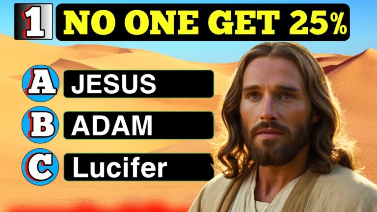 10 Extremely Difficult Bible Questions Only Experts Can Answer Part 8 #biblequiz #bibletrivia #bible